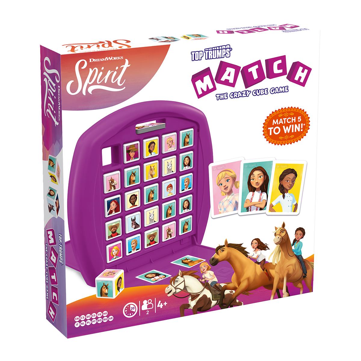 Spirit Top Trumps Match - The Crazy Cube Game