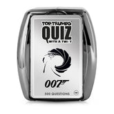 James Bond Top Trumps Quiz Game Card Game