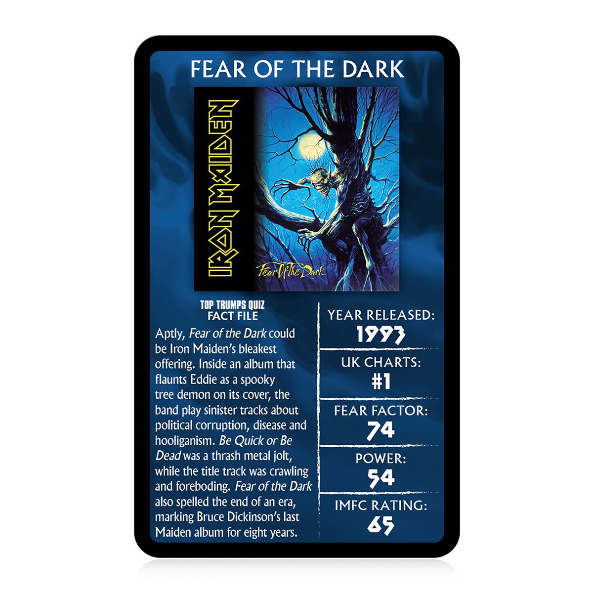 Iron Maiden Top Trumps Card Game