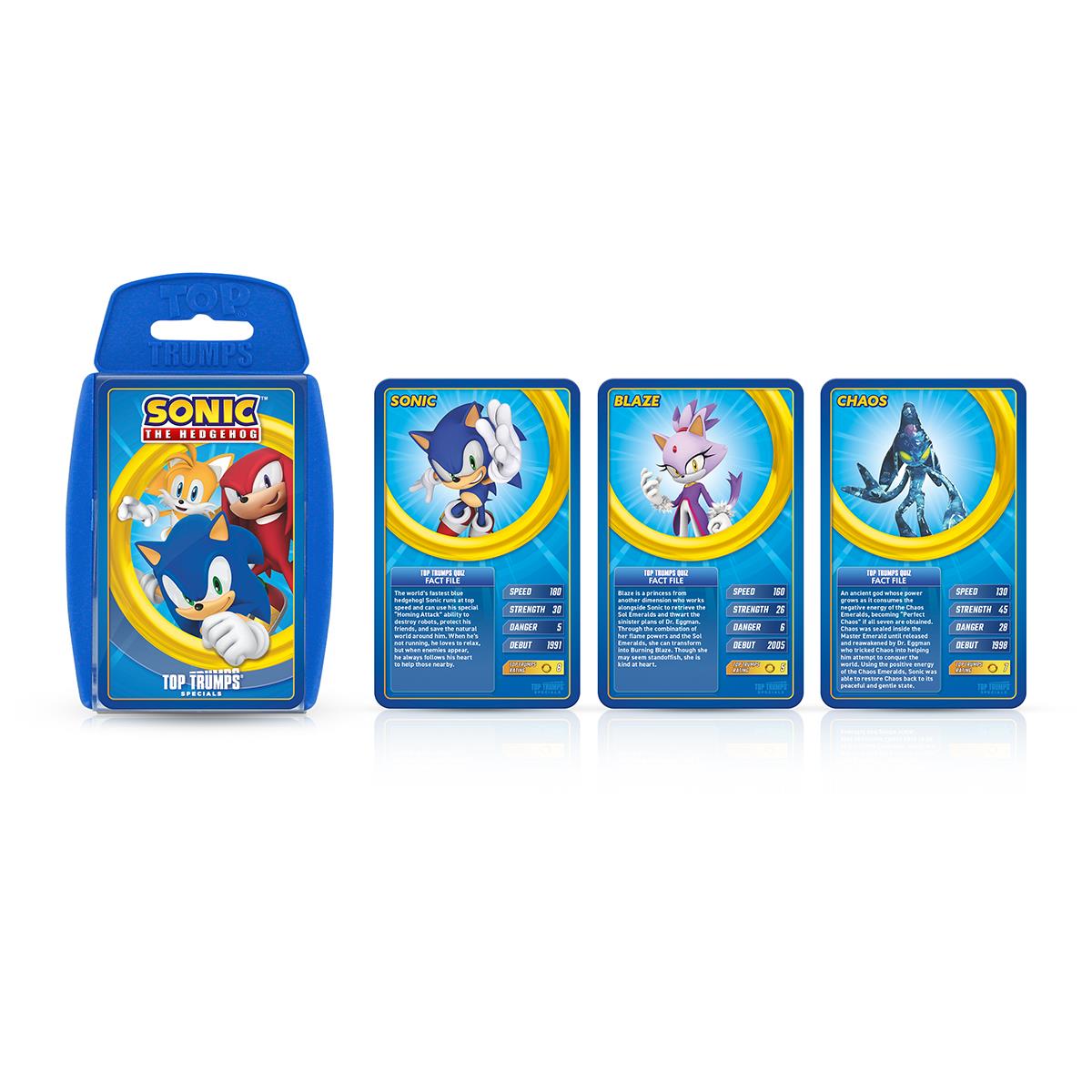 Sonic Top Trumps Card Game
