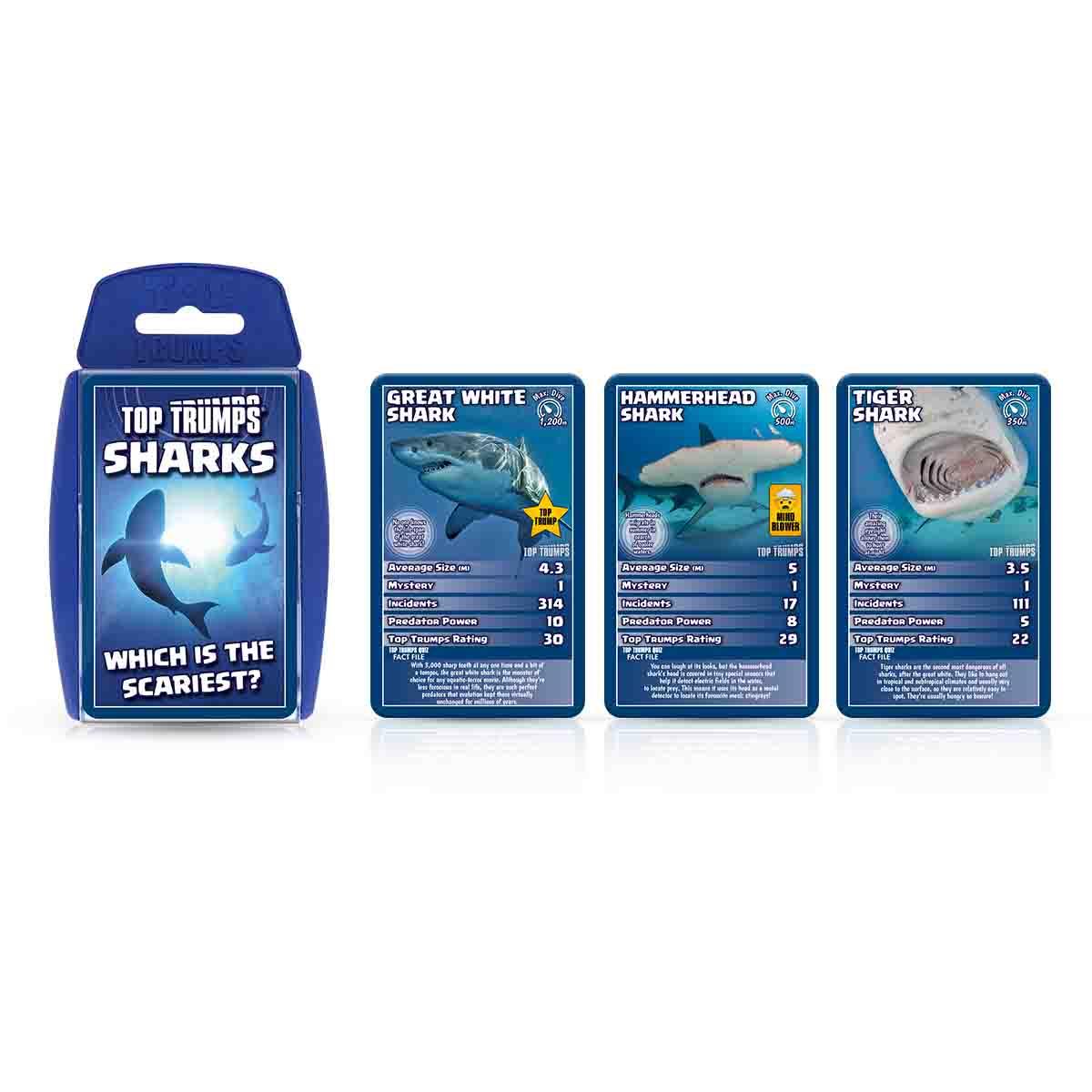 Sharks Top Trumps Card Game