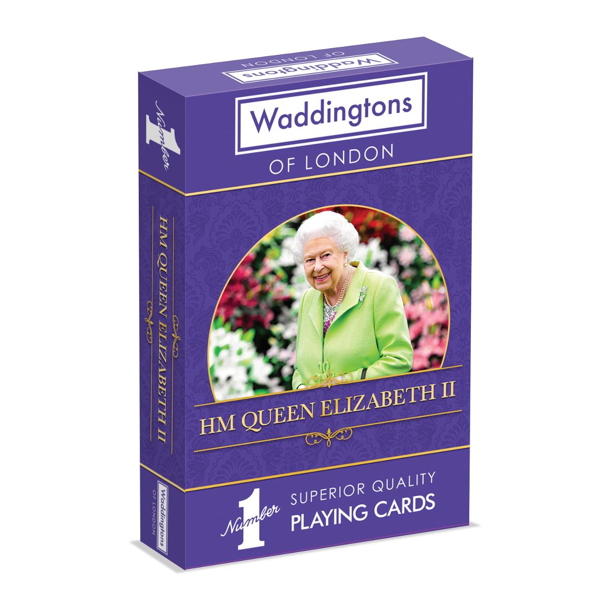HM Queen Elizabeth II Waddingtons Number 1 Playing Cards