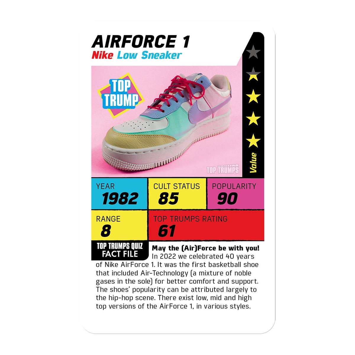 Top Trumps Gen Z - Guide to Trainers Card Game