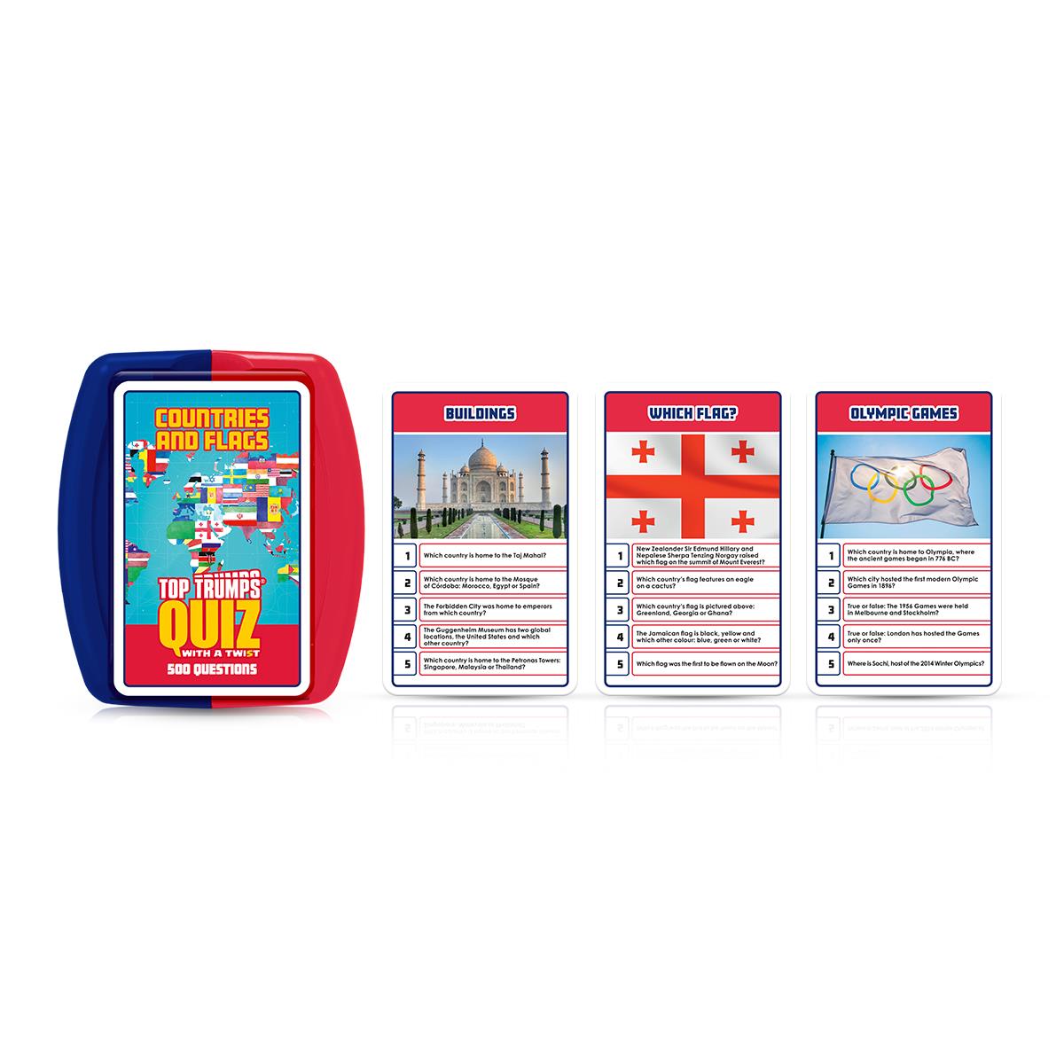 Countries & Flags Top Trumps Quiz Card Game