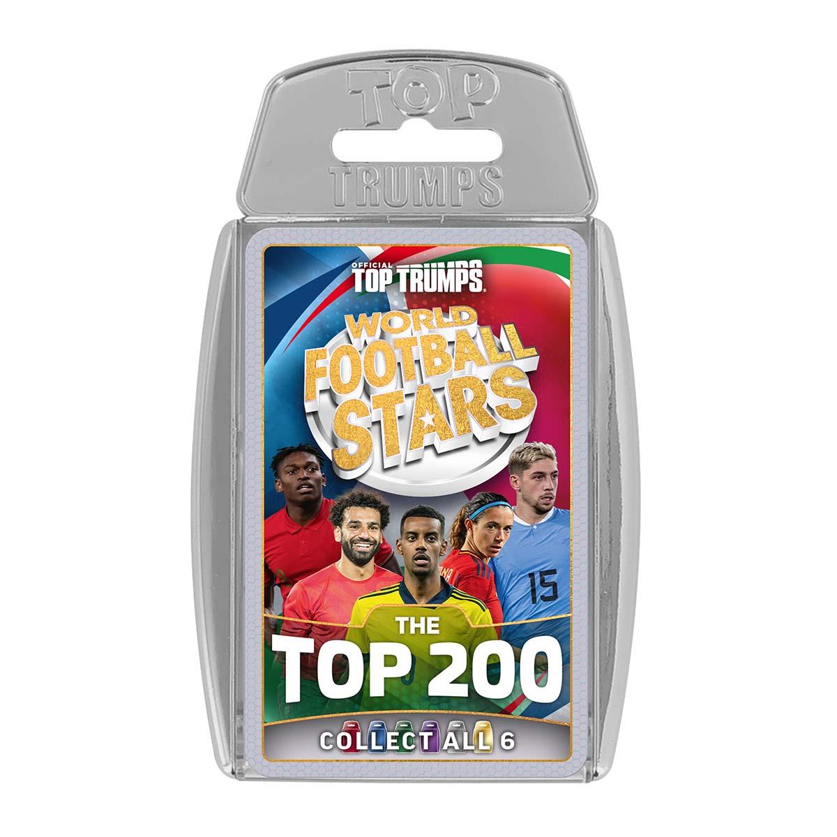 World Football Stars Top 200 Top Trumps Card Game – Chrome Silver Pack