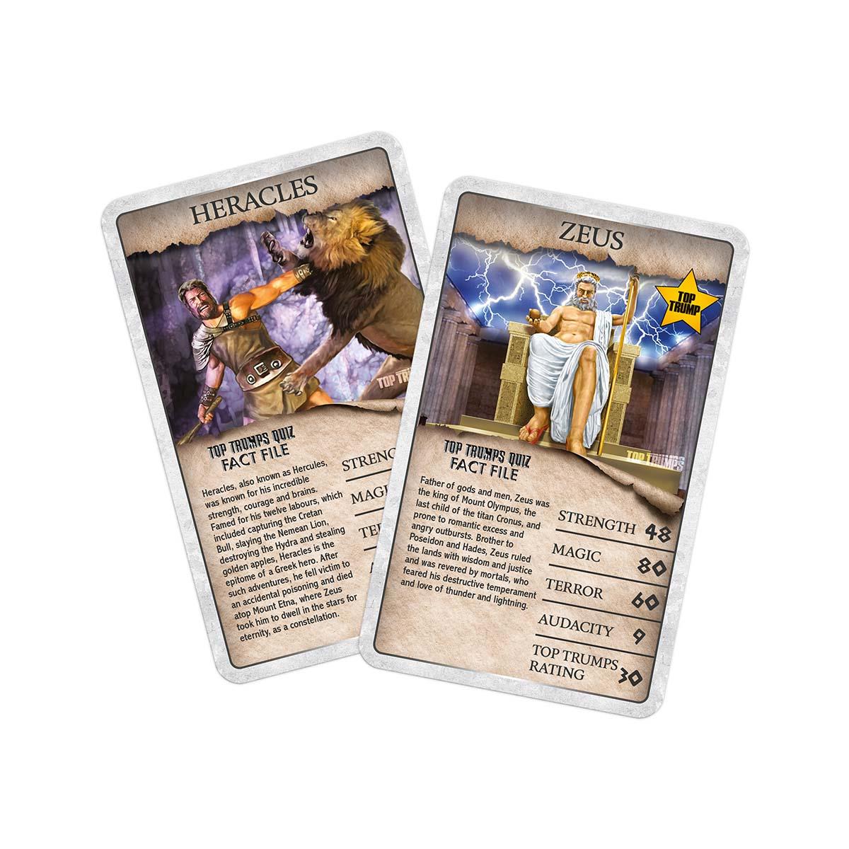 Greek Myths 30 Fantastic Tales Top Trumps Limited Edition Card Game