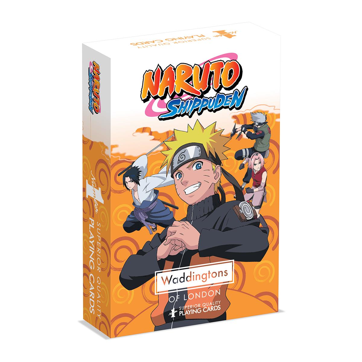 Naruto Waddingtons Number 1 Playing Cards