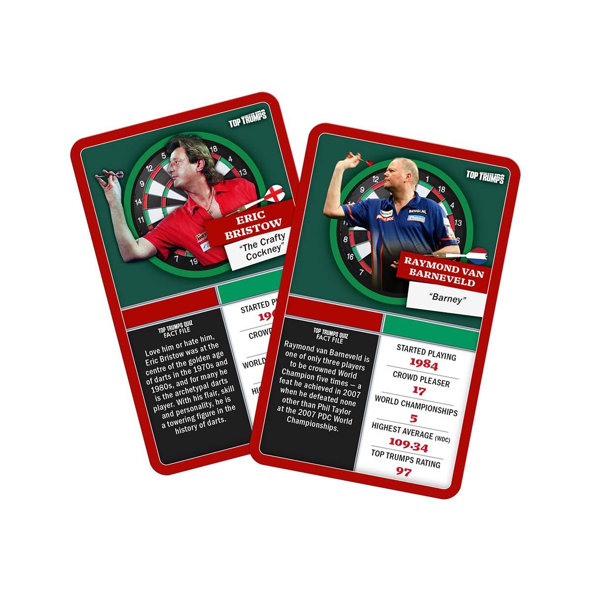 Darts Greats Version 2 Top Trumps Card Game