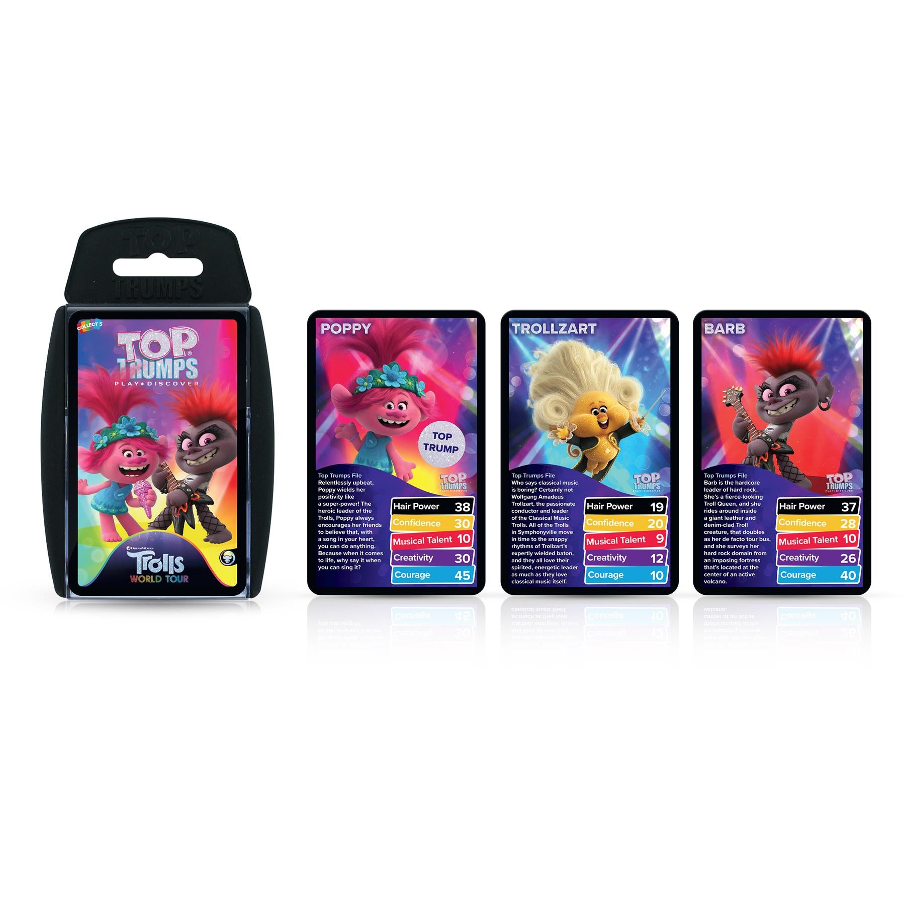 Trolls World Tour Top Trumps Card Game