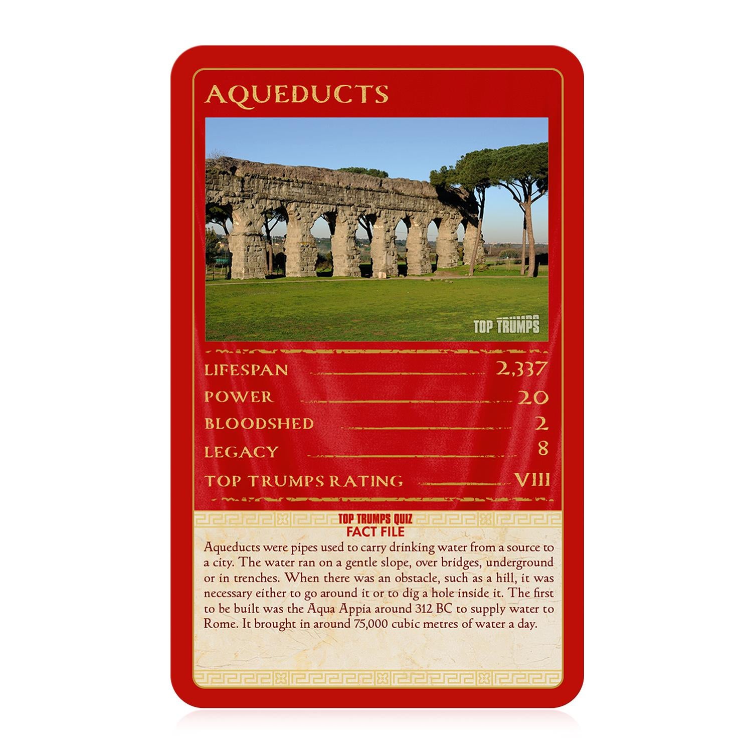 The Roman Empire Top Trumps Limited Edition Card Game