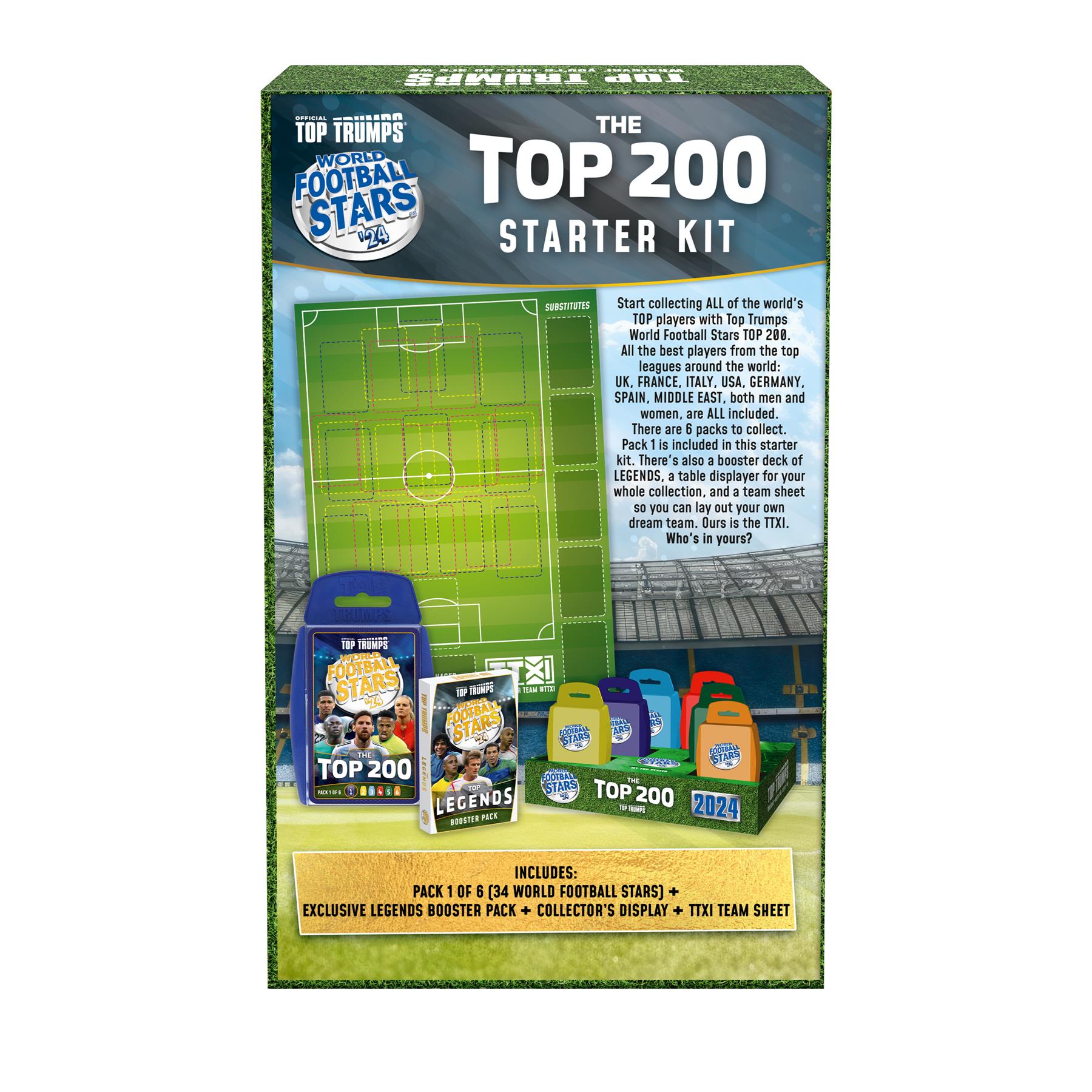 Winning Moves Top Trumps Calciatori - Gioco Di Carte Con Stelle Del Calcio Mondiale