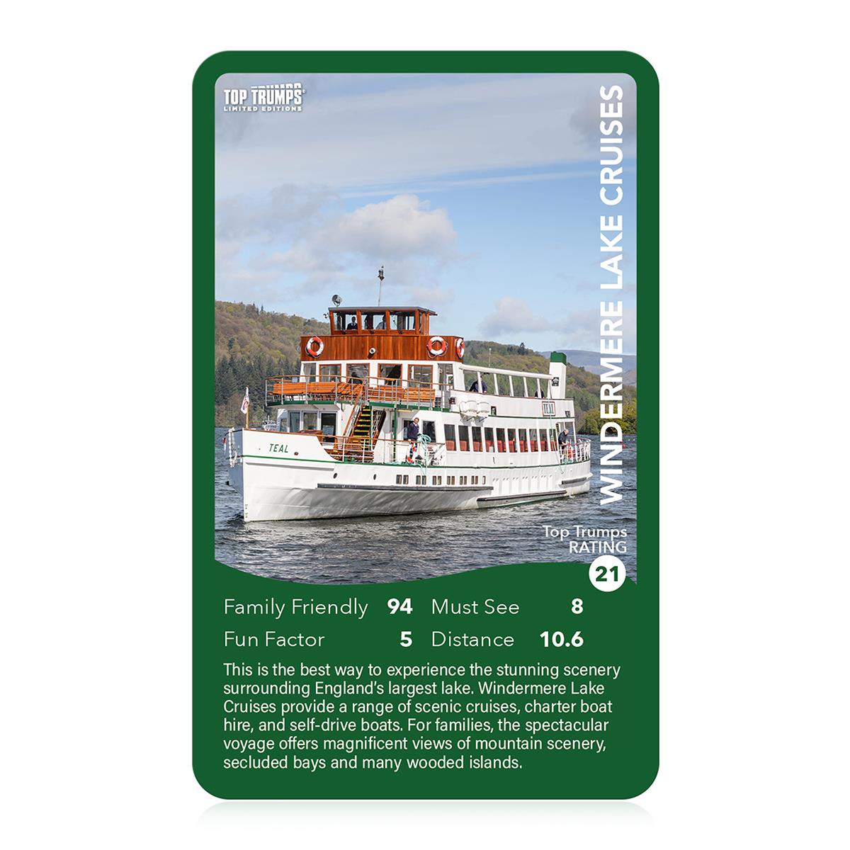 The Lakes Top Trumps Card Game
