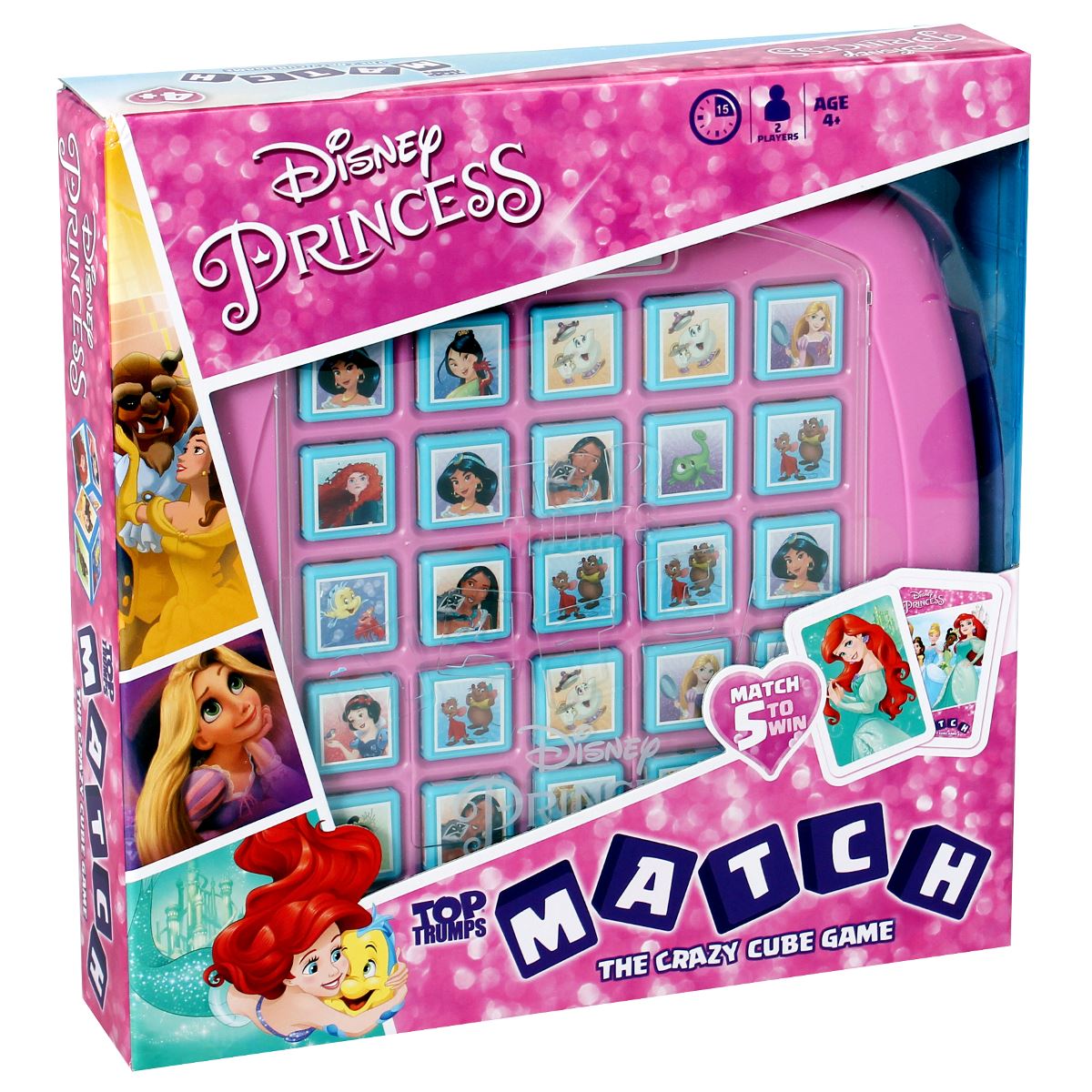 Disney Princess Top Trumps Match - The Crazy Cube Game