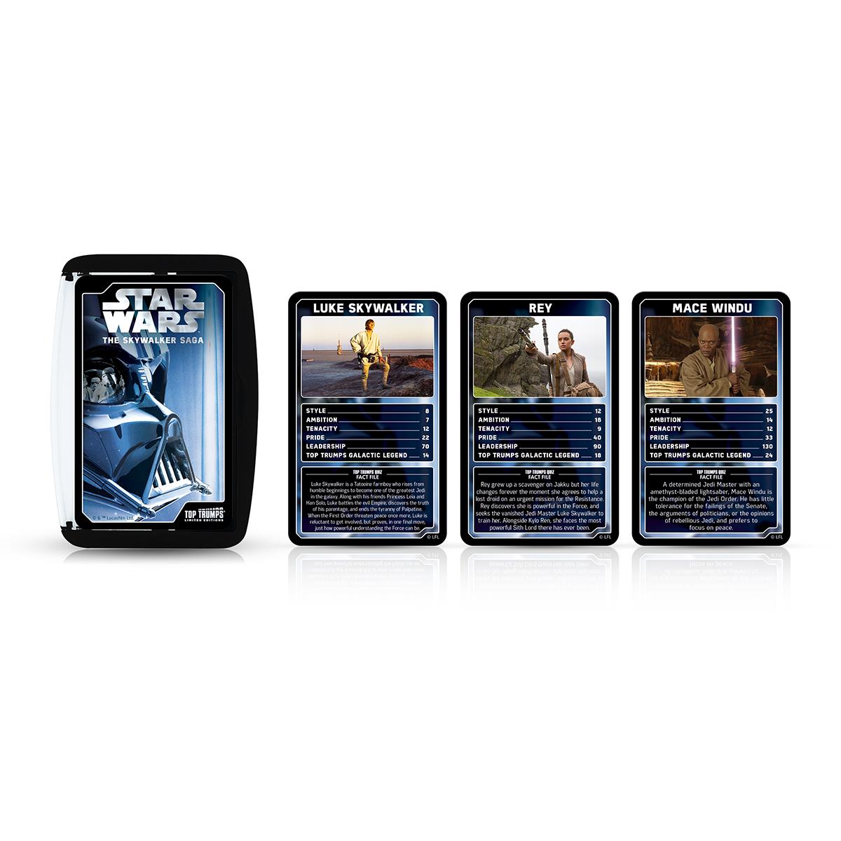 Star Wars Episodes 1-9 Skywalker Saga Trumps Card Game