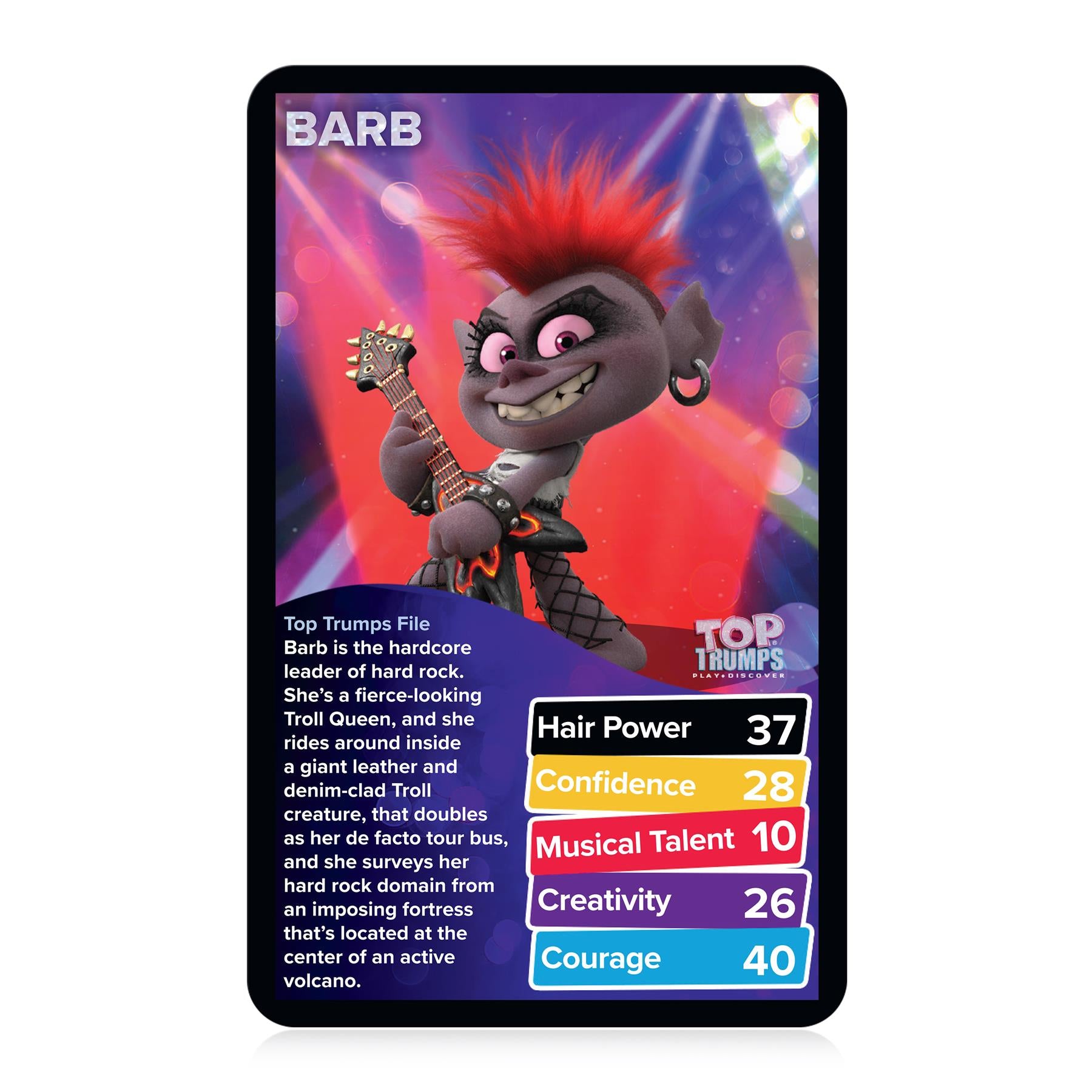 Trolls World Tour Top Trumps Card Game