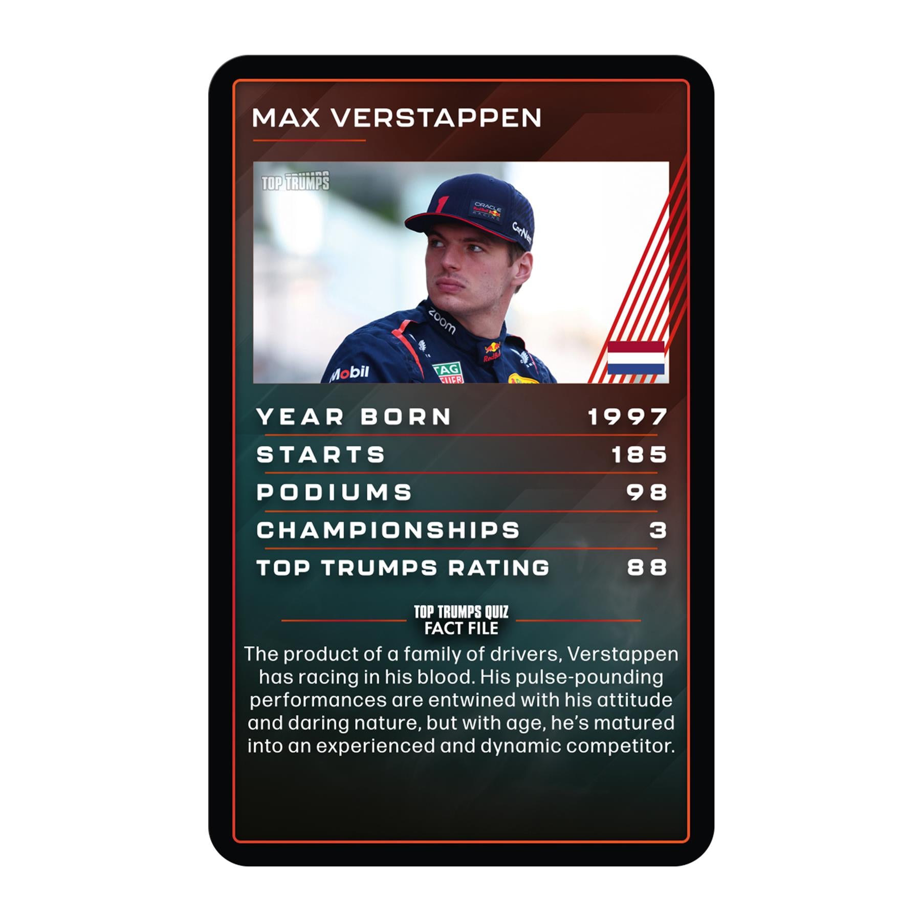 Grand Prix Heroes Top Trumps Card Game