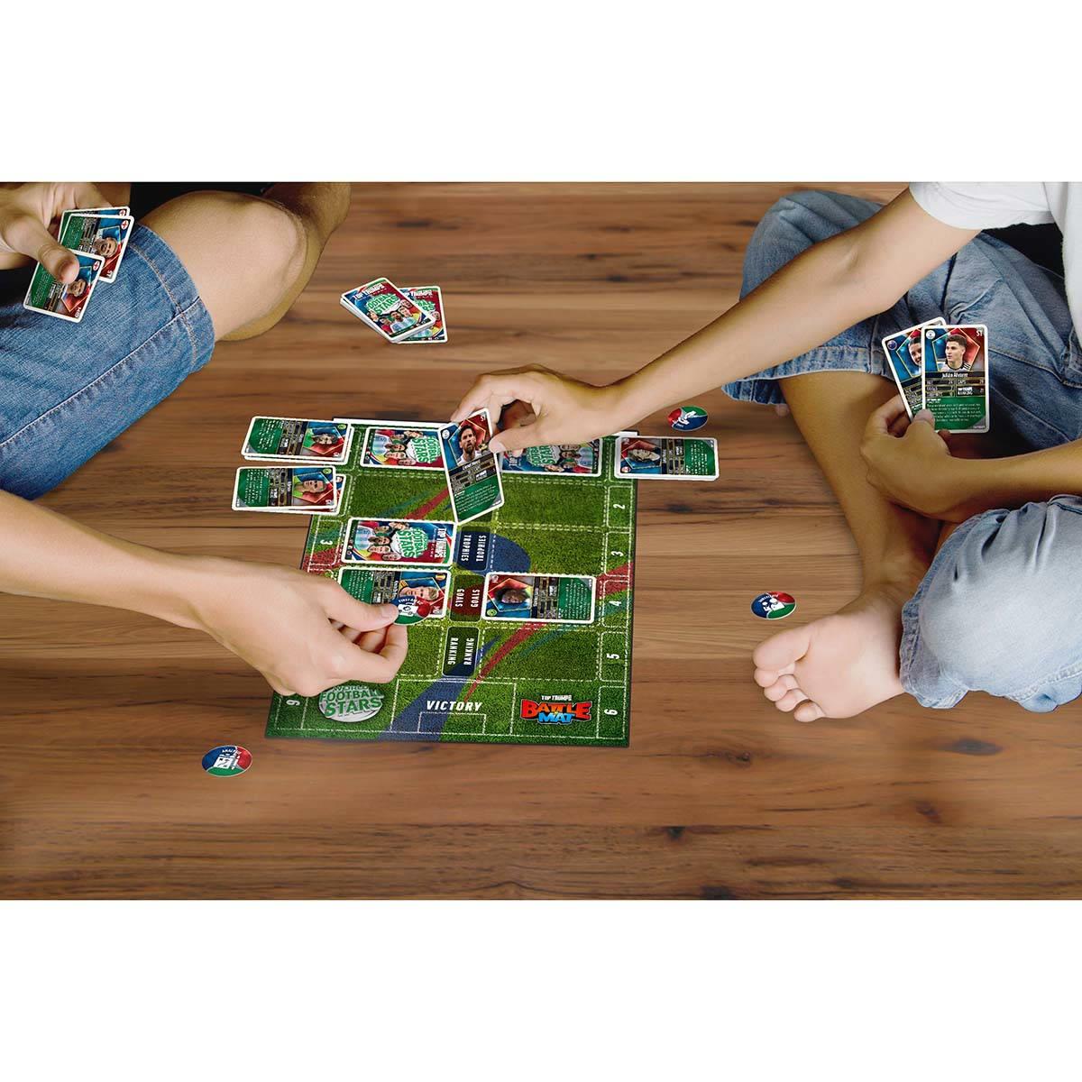 World Football Stars Top Trumps Battle Mat Card Game