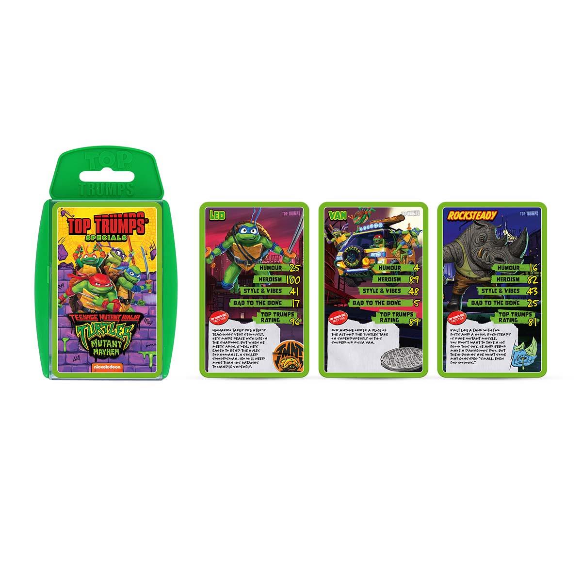 Teenage Mutant Ninja Turtles Top Trumps Card Game