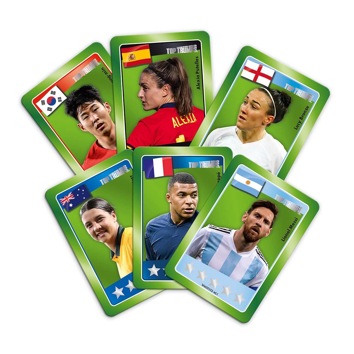 World Football Stars Top Trumps Match - The Crazy Cube Game
