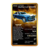 Luxury Cars Top Trumps Limited Edition Card Game