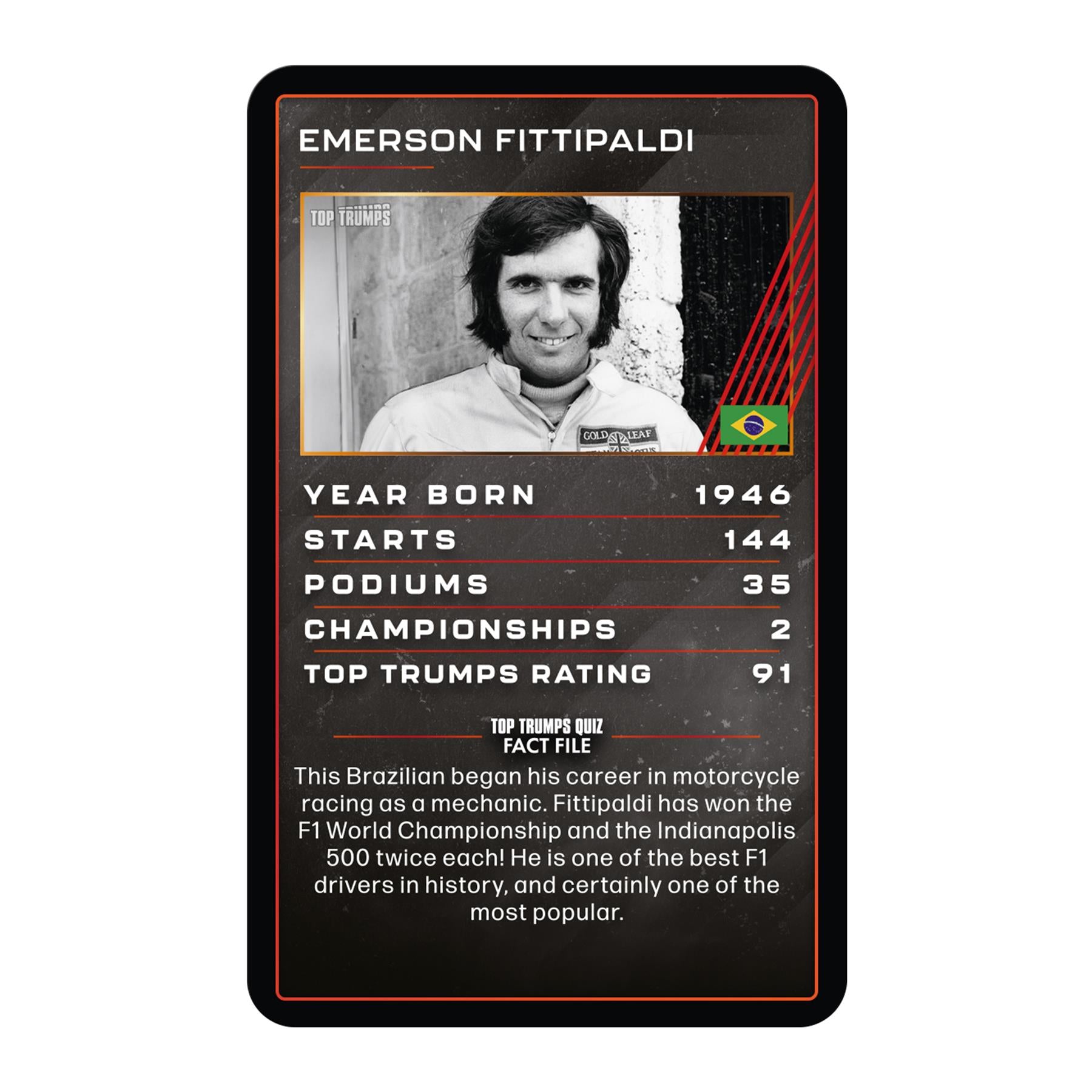 Grand Prix Heroes Top Trumps Card Game