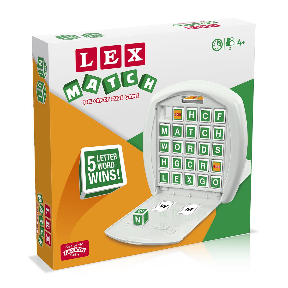 Lex Games Machine Lex Top Trumps Match - The Crazy Cube Game