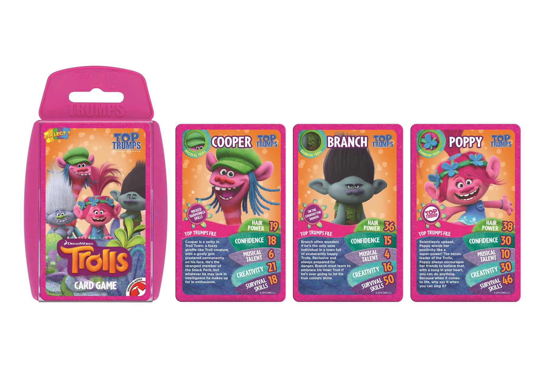 Trolls Top Trumps Card Game