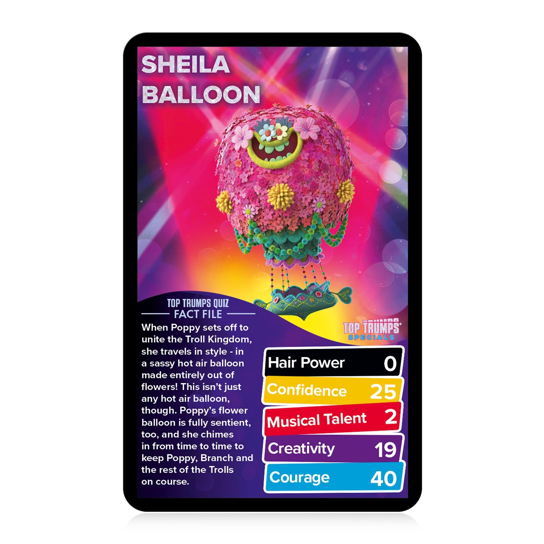 Trolls World Tour Top Trumps Card Game