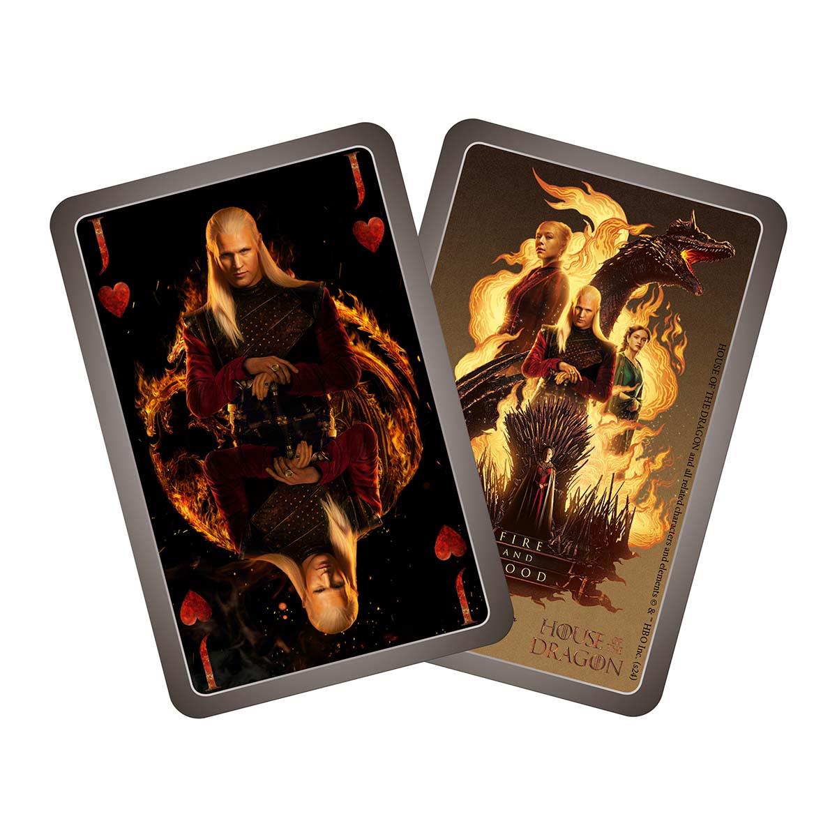 House of the Dragon Waddingtons Number 1 Playing Cards