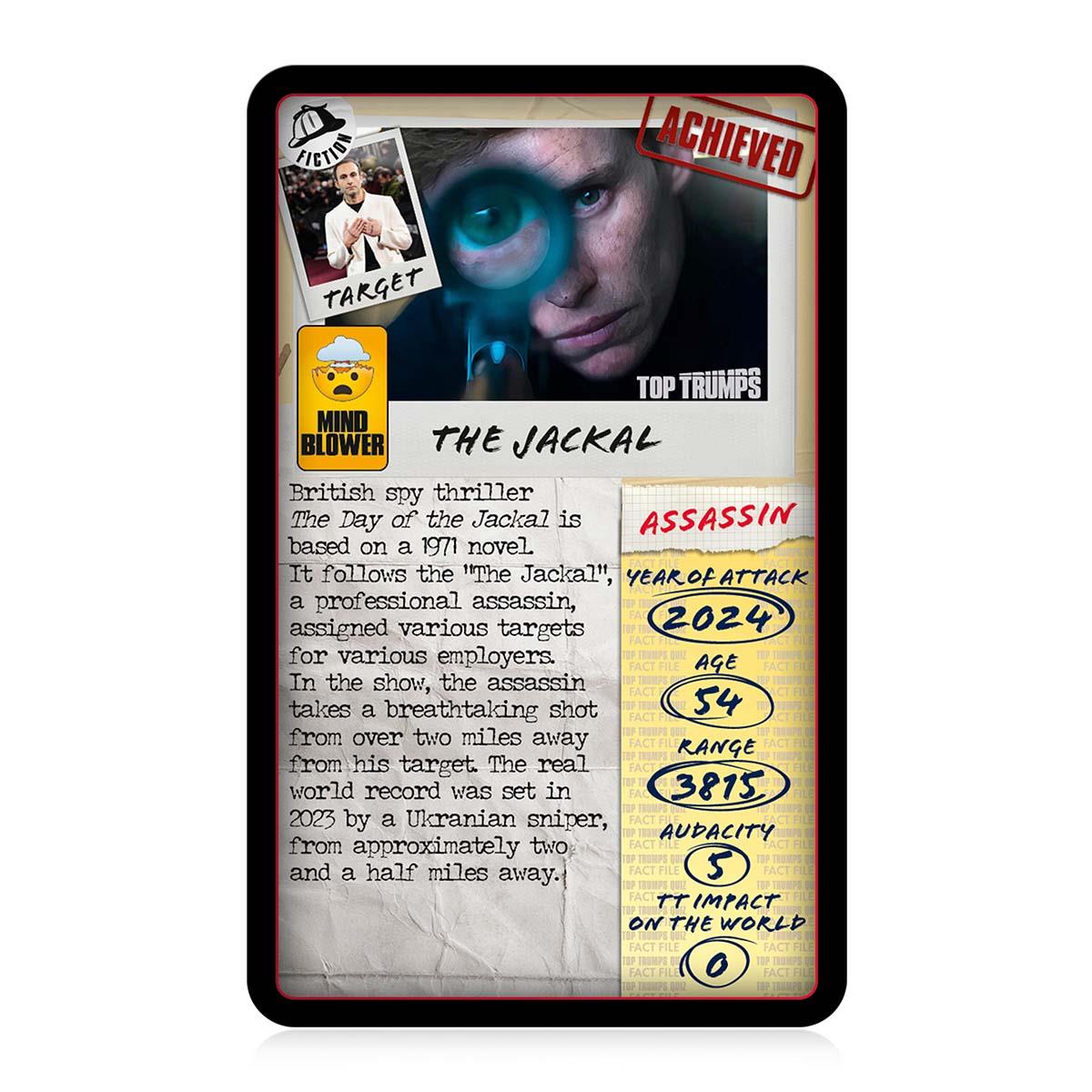 Traitors and Assassins Top Trumps Limited Edition Card Game