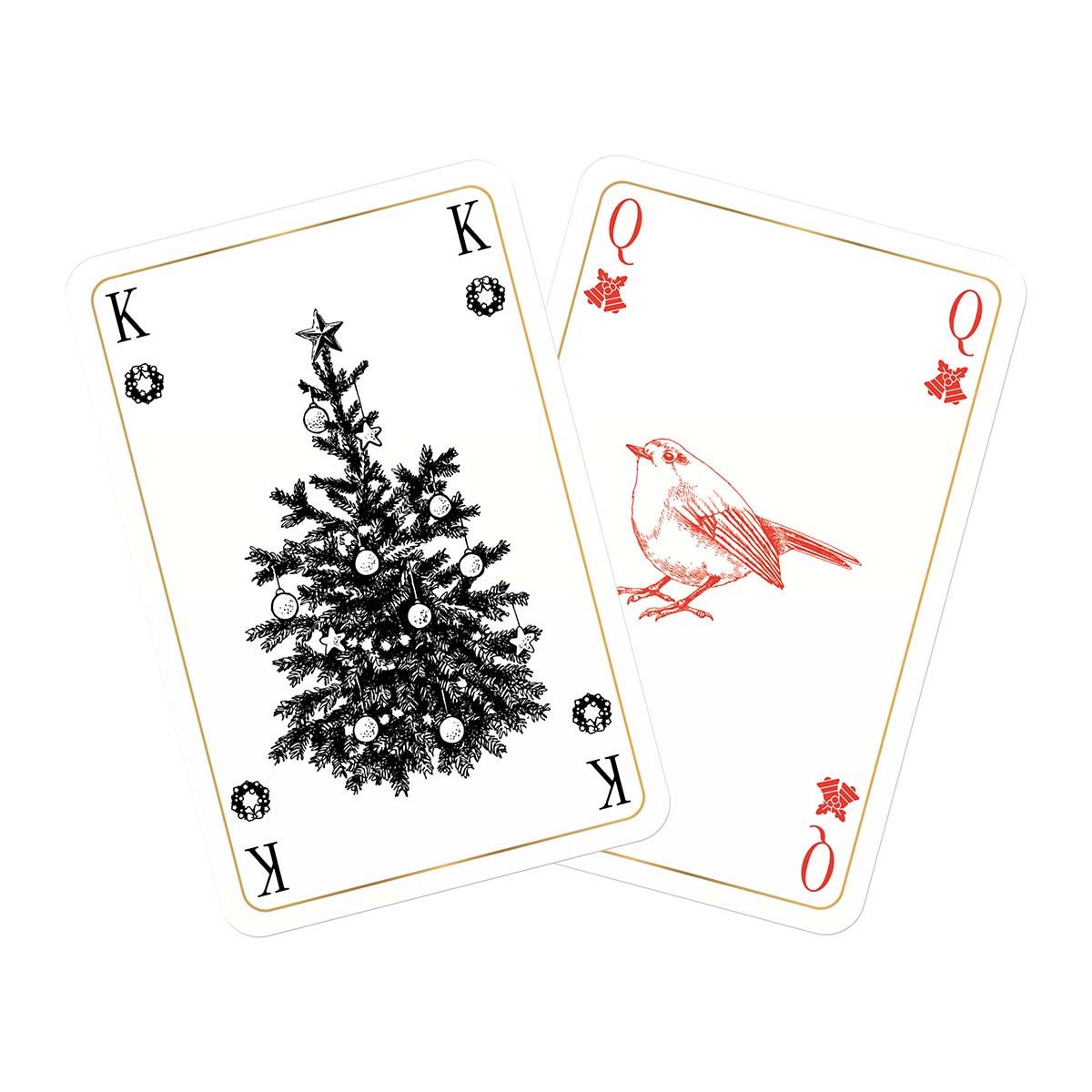 Christmas Waddingtons Number 1 Playing Cards