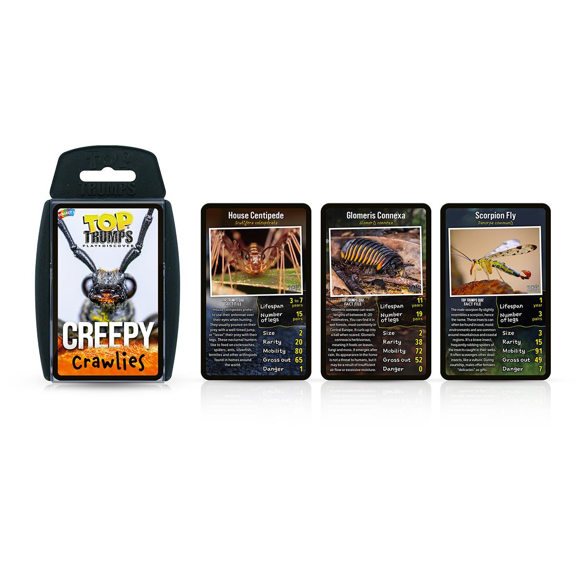 Creepy Crawlies Top Trumps Card Game