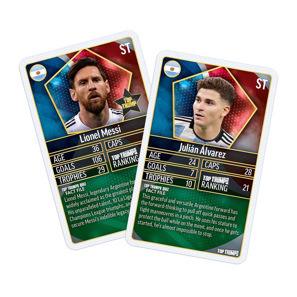 World Football Stars Top Trumps Battle Mat Card Game