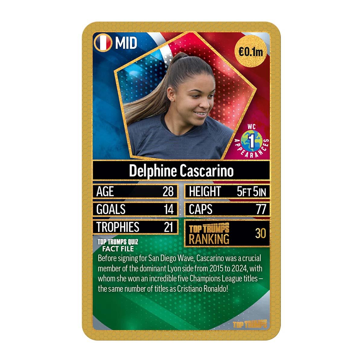 World Football Stars Top 200 Top Trumps Card Game Chrome Gold Pack