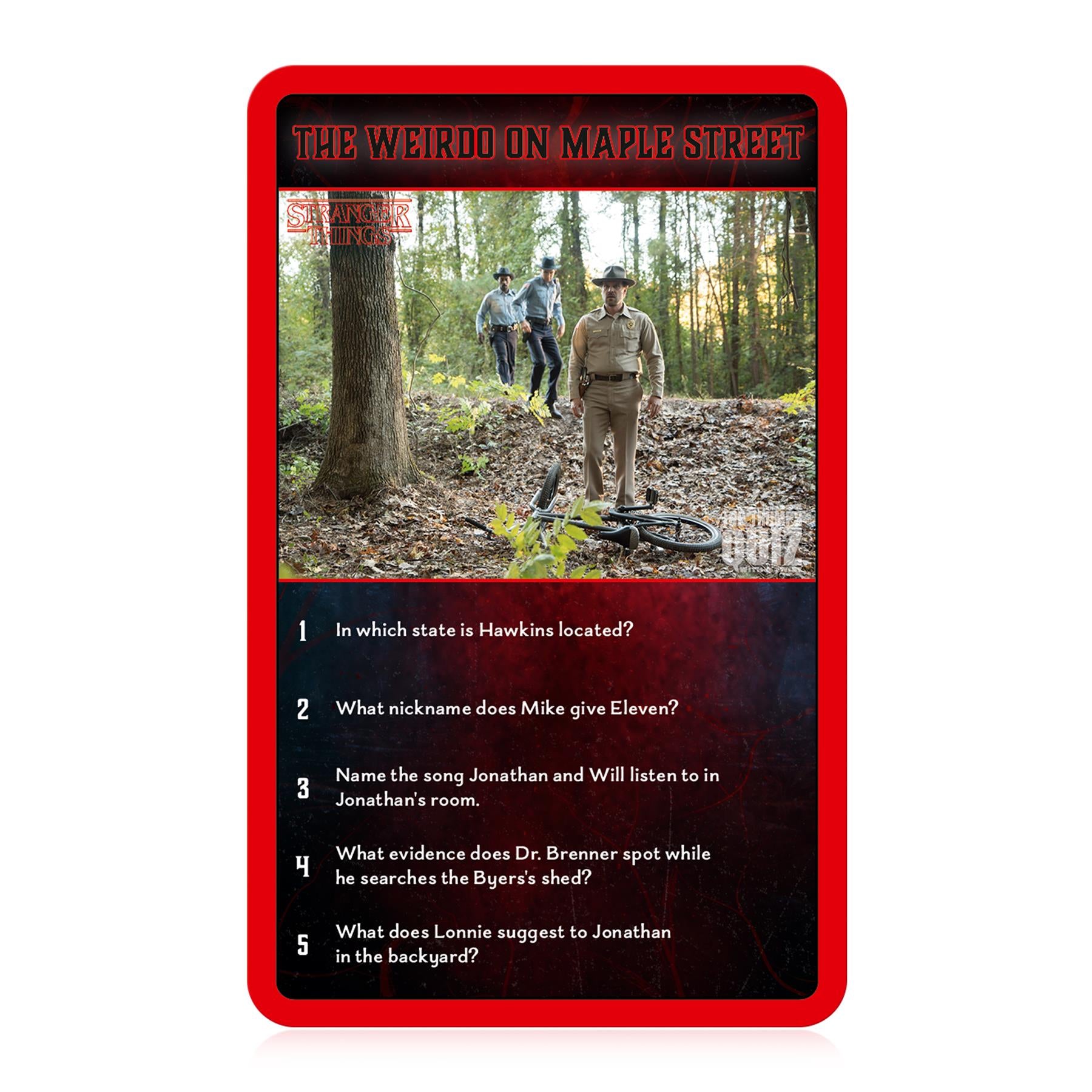 Stranger Things Top Trumps Quiz Card Game