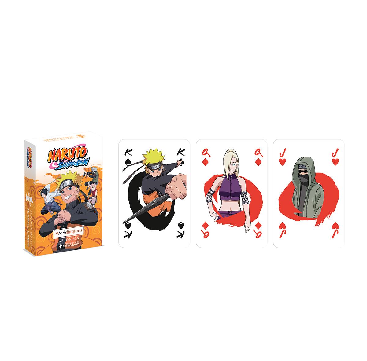 Naruto Waddingtons Number 1 Playing Cards