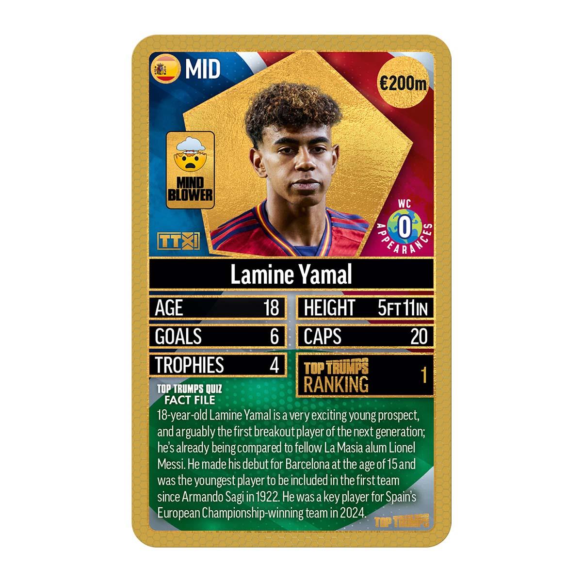 Top tramps 2003 ワールドフットボールスターズ World Football Stars Top 200 Top Trumps Card Game Chrome Gold Pack