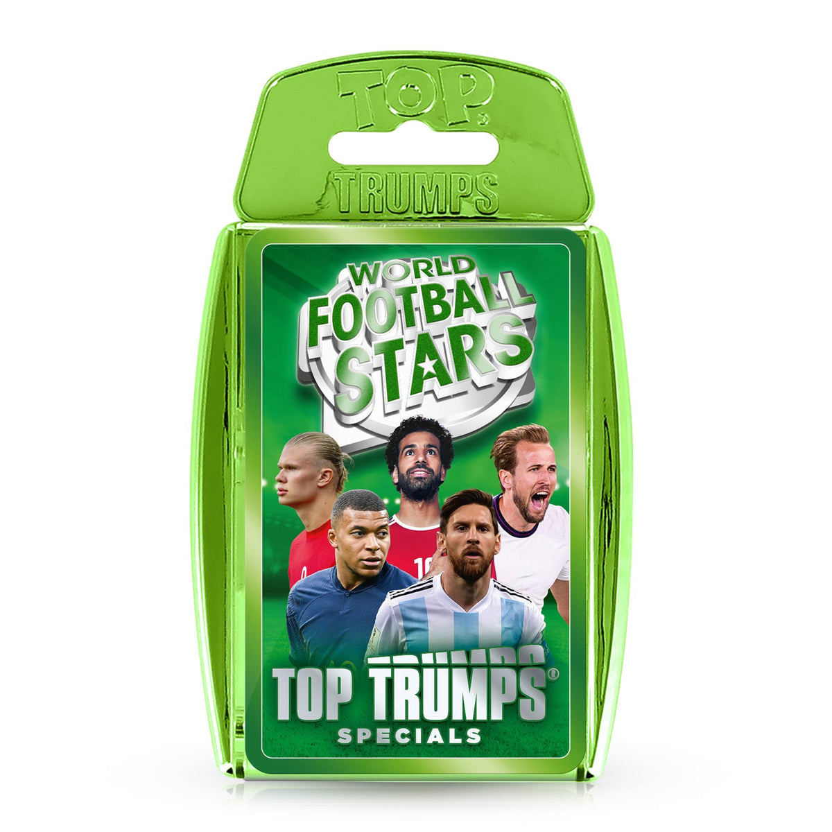 World Football Stars  2024 Green Top Trumps Card Game