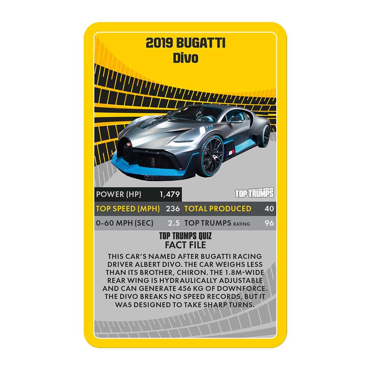 Supercars Top Trumps Card Game