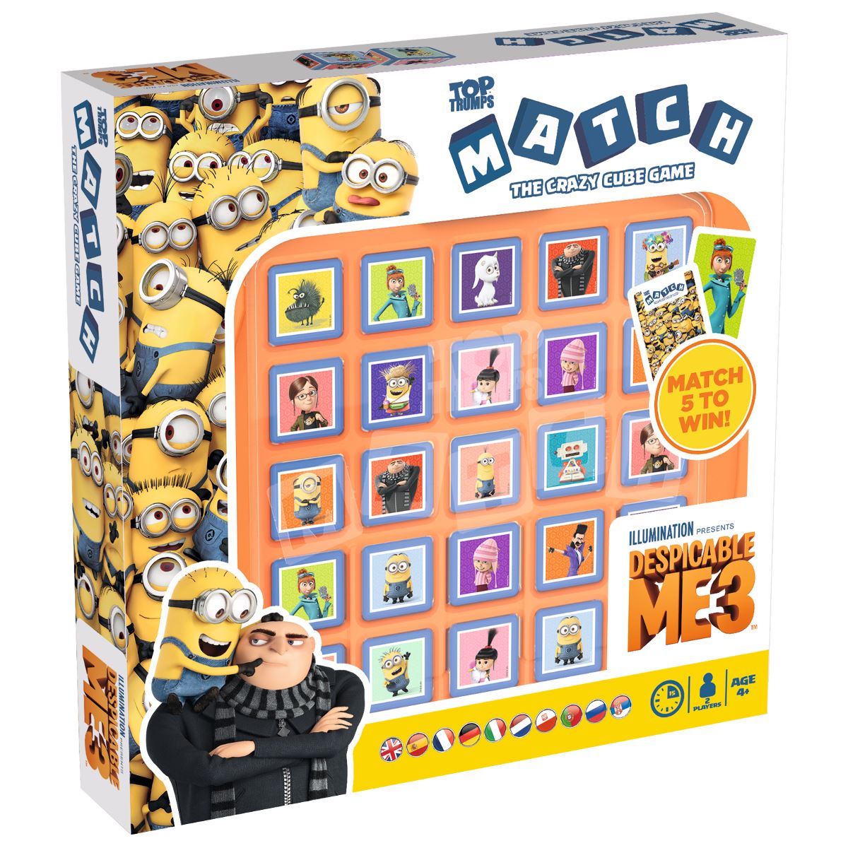 Despicable Me 3 Top Trumps Match - The Crazy Cube Game